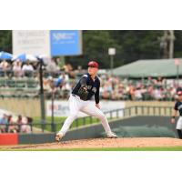 Somerset Patriots' Ben Shields on the mound