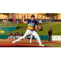 Montgomery Biscuits' Logan Workman in action