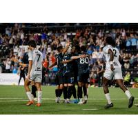 Colorado Springs Switchbacks FC celebrate win