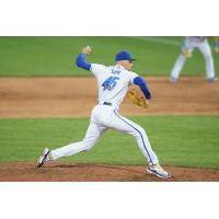 Omaha Storm Chasers pitcher Evan Sisk