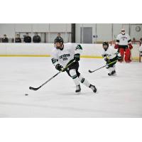 Forward Zach Bannister with Stevenson University