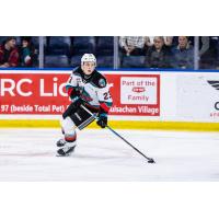 Ethan Mittelstadt with the Kelowna Rockets