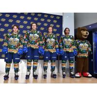 Edmonton Oil Kings Teddy Bear Toss jerseys