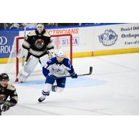 Syracuse Crunch's Dylan Duke in action