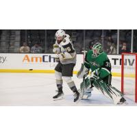 Texas Stars goaltender Magnus Hellberg vs. the Henderson Silver Knights