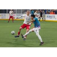 St. Louis Ambush midfielder Lucas Almeida vs. the Kansas City Comets